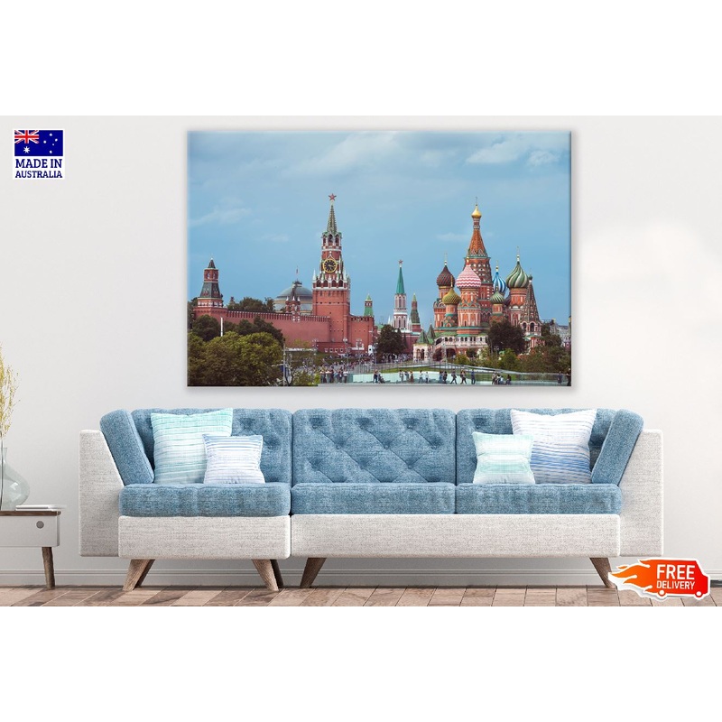 St. Basil's Cathedral Red Square in Moscow Photograph Print 100% Australian Made