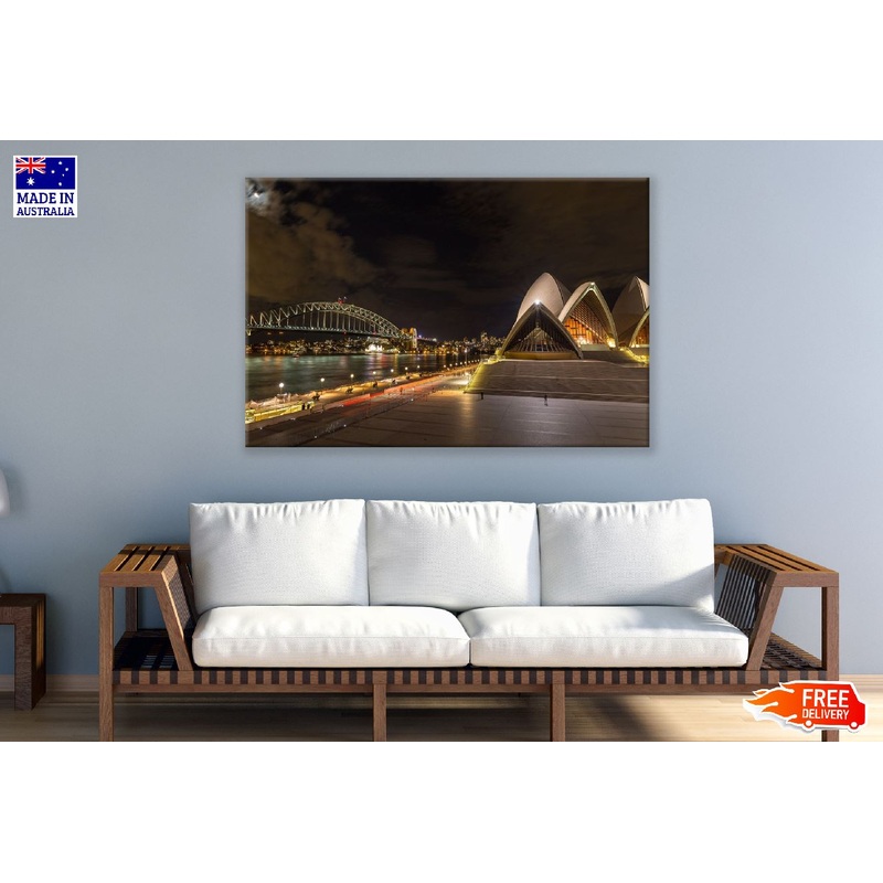 Sydney Opera House, Australia Night View Photograph Print 100% Australian Made