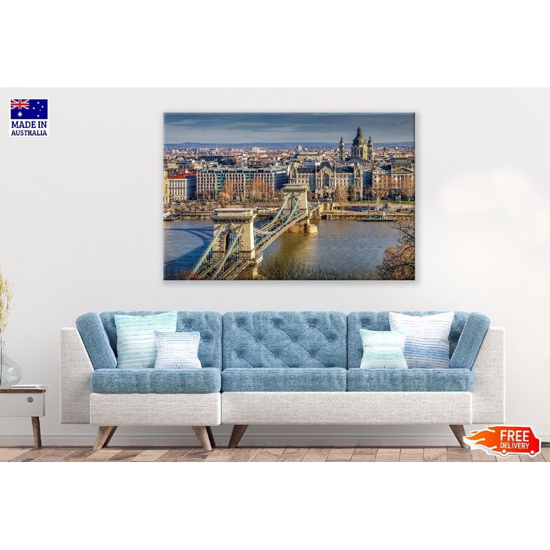 Szechenyi Chain Bridge, Hungary Photograph Print 100% Australian Made