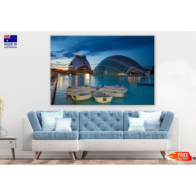 The City of Arts and Sciences Valencia Sunset Photograph Print 100% Australian Made