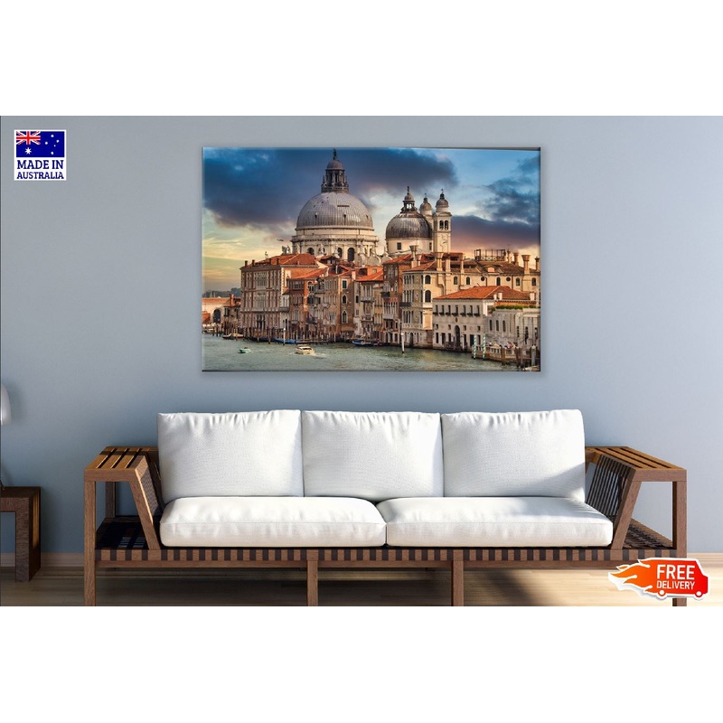 Venice Italy Church Grand Canal Sunset Photograph Print 100% Australian Made