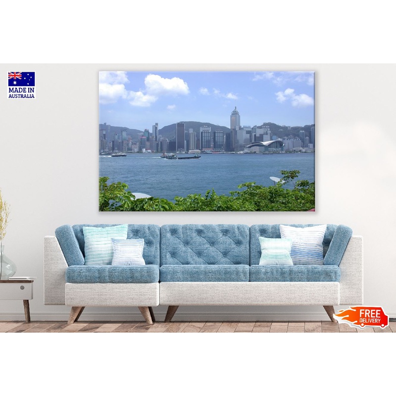 Wan Chai District Hong Kong Skyline Photograph Print 100% Australian Made
