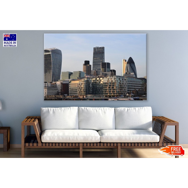 30 St Mary Axe Tower & Buildings Photograph, London Print 100% Australian Made