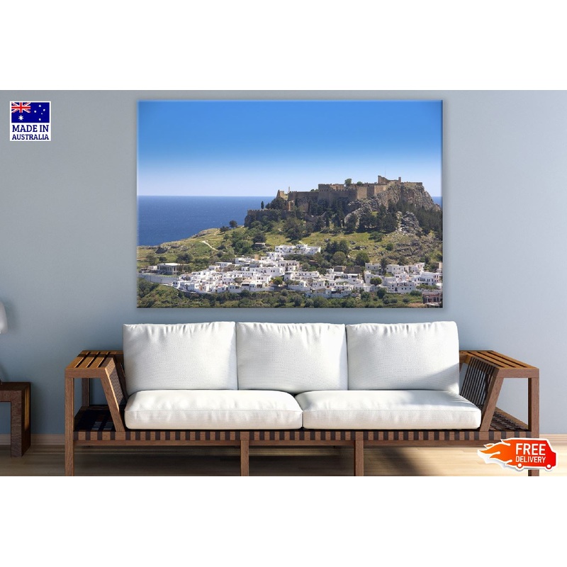 Acropolis of Lindos Greece Photograph Print 100% Australian Made