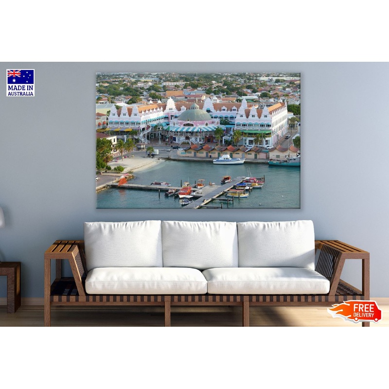 Aruba Island country Aerial View Photograph Print 100% Australian Made