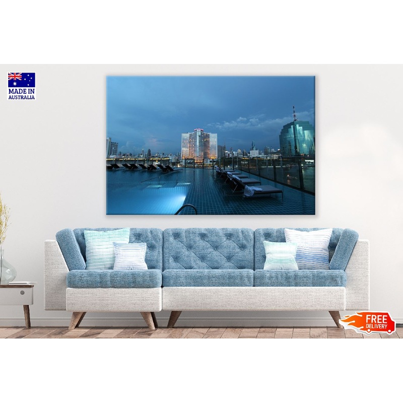 Bangkok City Night view Photograph Print 100% Australian Made