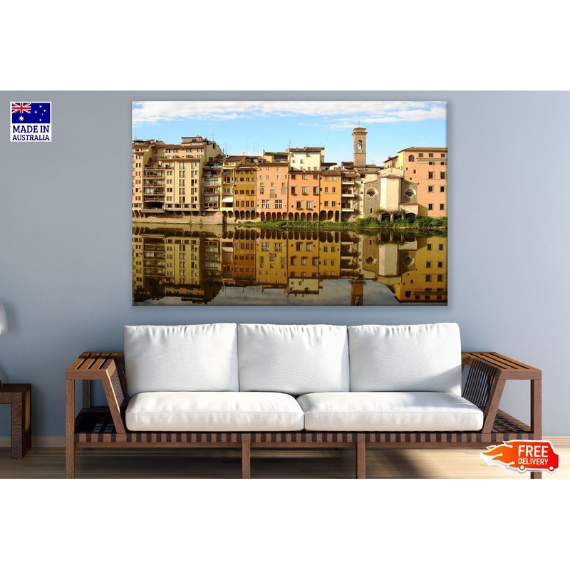 Les places de Florence City Italy Print 100% Australian Made