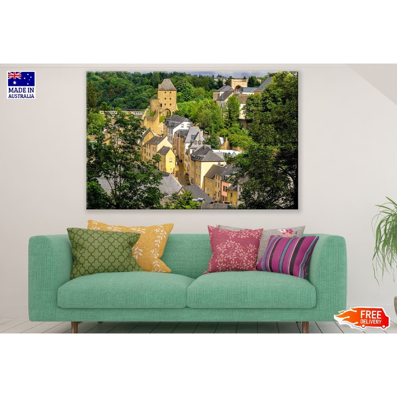 Luxembourg City View Photograph, France Print 100% Australian Made