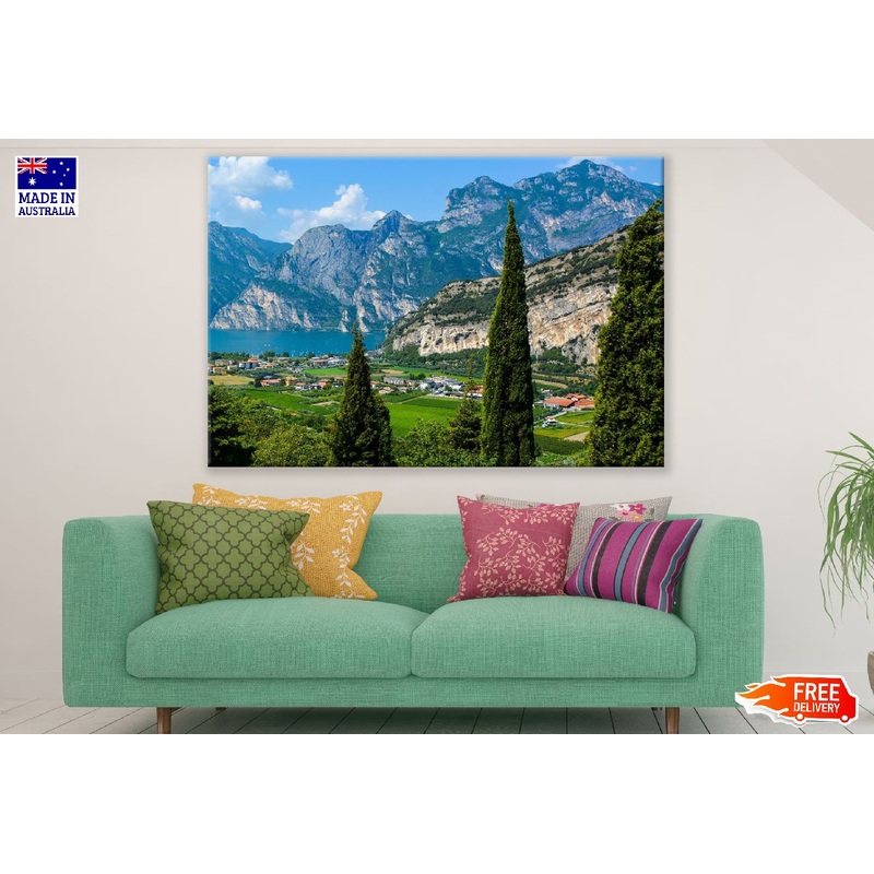 Nago City View Photograph, Italy Print 100% Australian Made