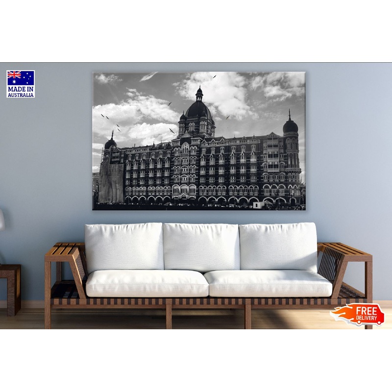 National Museum in Prague, B&W Photograph Print 100% Australian Made