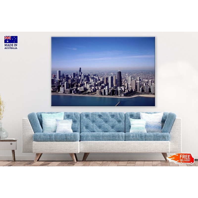 New York City Aerial View Photograph, USA Print 100% Australian Made