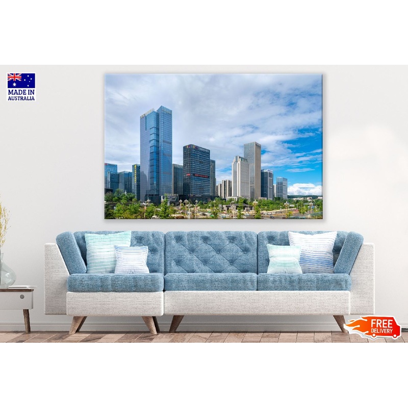Osaka Business Park Photograph, Japan Print 100% Australian Made