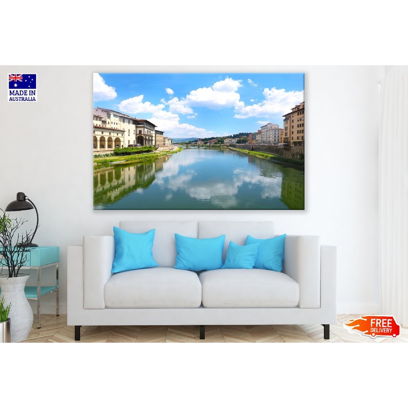 Palazzo Vecchio Town View Photograph Florence, Italy Print 100% Australian Made