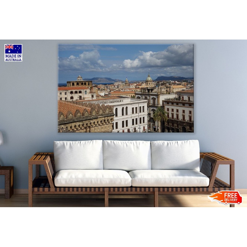 Palermo Cathedral Aerial View Photograph, Italy Print 100% Australian Made