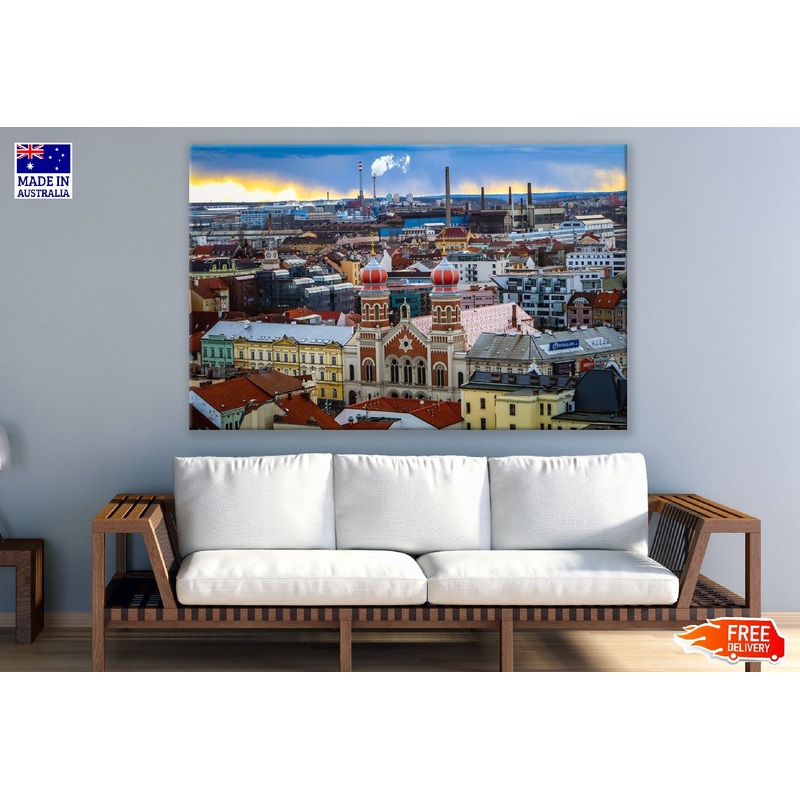 Pilsen Czech Republic Sunset Photograph, Prague Print 100% Australian Made