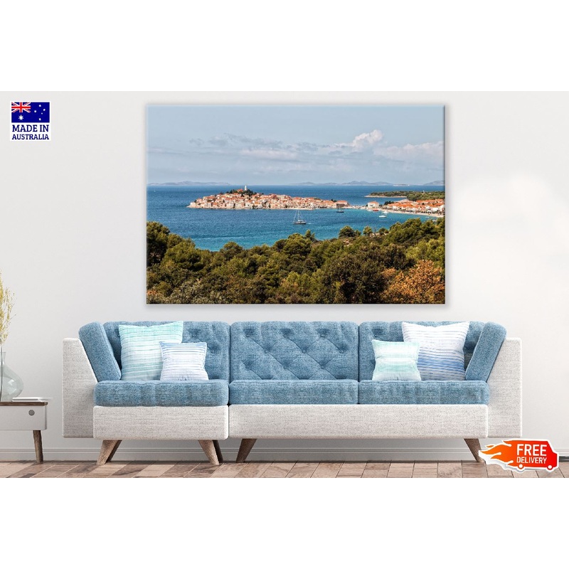Primoten Village in Croatia Photograph Print 100% Australian Made