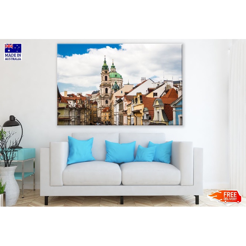 St. Nicholas Church View Photograph, Prague Print 100% Australian Made