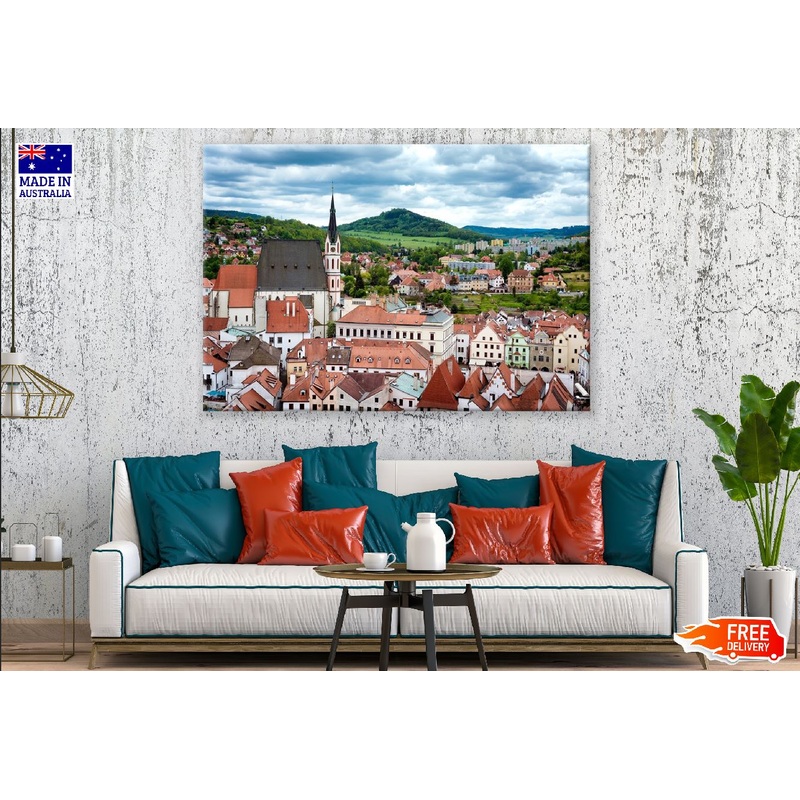 St. Vitus Church in Cesky Krumlov Prague Print 100% Australian Made