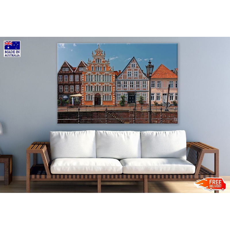 Stdte City Houses View Photograph, Germany Print 100% Australian Made