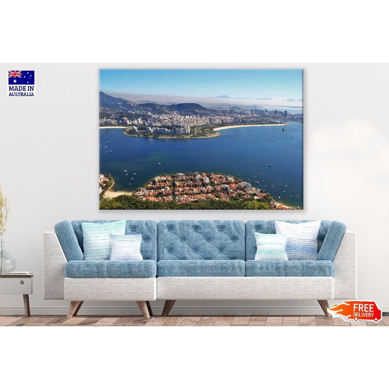Sugarloaf Mountain & Rio de Janeiro, Brazil Print 100% Australian Made
