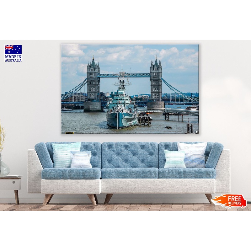 Tower Bridge & Lake View Photograph, London Print 100% Australian Made