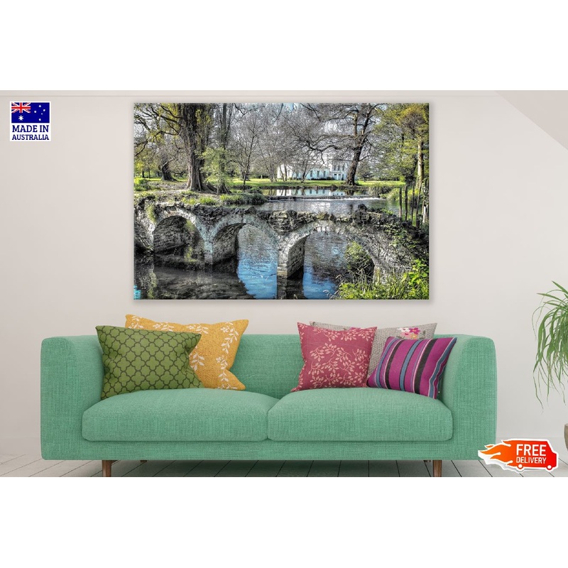 Wimbledon Park & Bridge Photograph Print 100% Australian Made