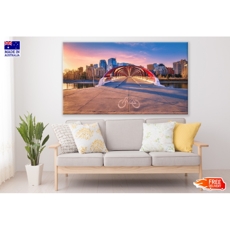 Bridge Over River Print 100% Australian Made