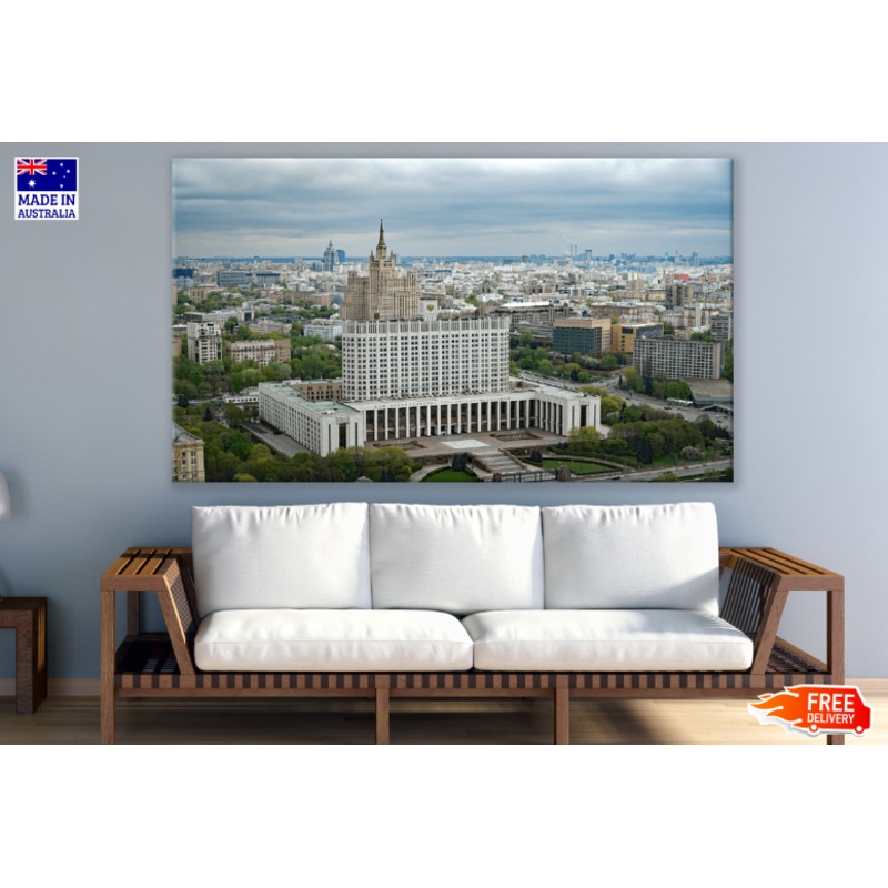 Moscow Russia Cityscape View Print 100% Australian Made