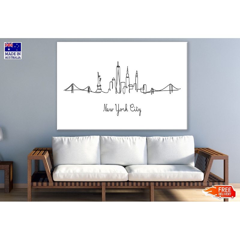 New york City Vector Design Print 100% Australian Made