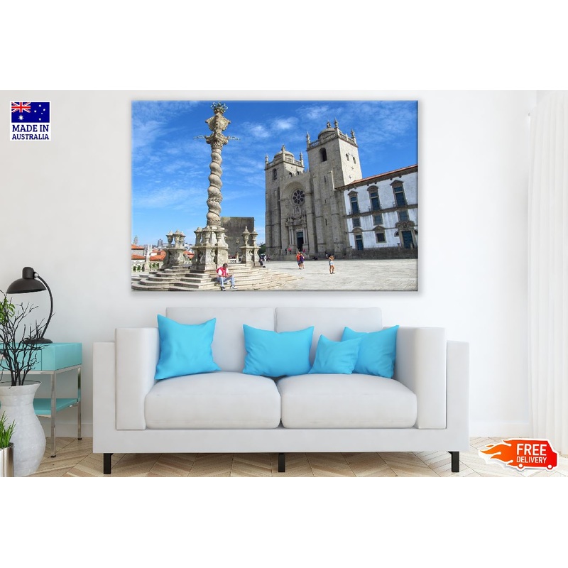 Porto Cathedral View Photograph Portugal Print 100% Australian Made