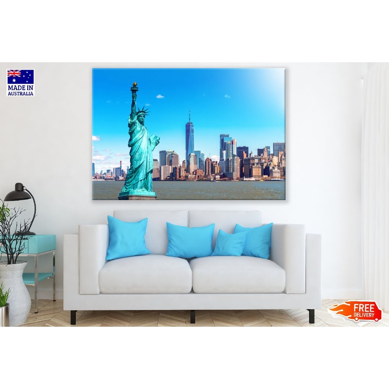 The Statue of Liberty Photograph Manhattan New York City Print 100% Australian Made