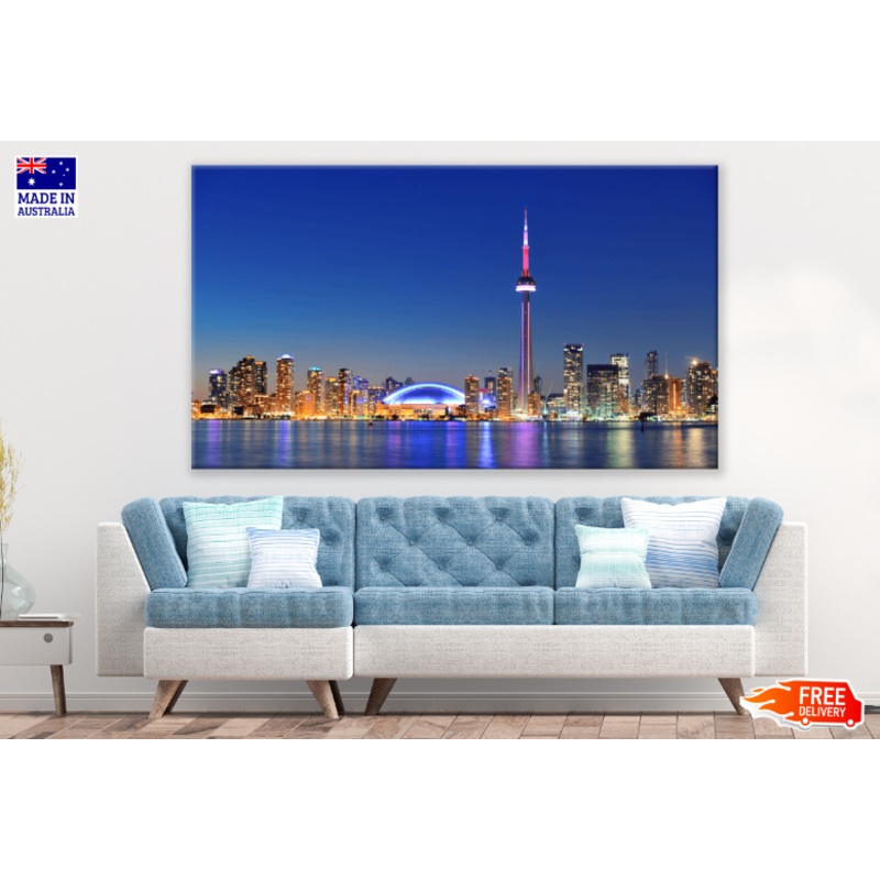 Toronto Sunset Over Lake Print 100% Australian Made