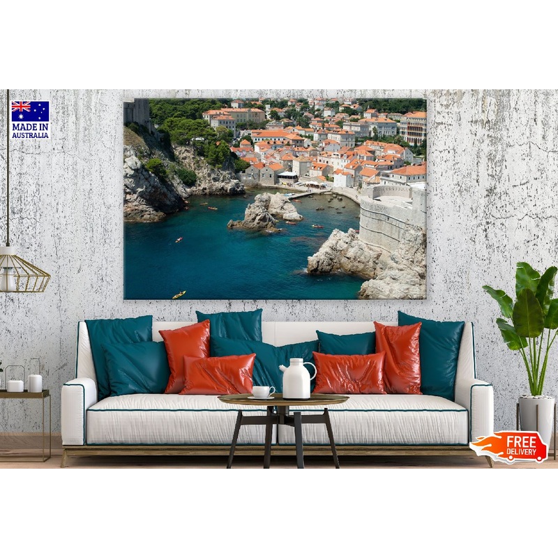 Walls of Dubrovnik View Photograph Croatia Print 100% Australian Made