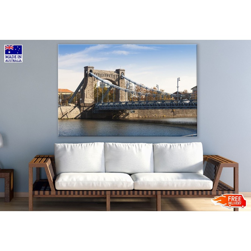 Wroclaw Bridge Photograph, Old Town in Poland Print 100% Australian Made