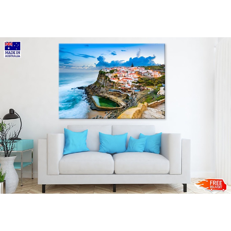 Azenhas do Mar Town View Portugal Print 100% Australian Made