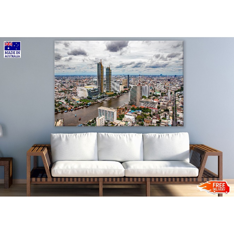 Bangkok Cityscape Photograph Thailand Print 100% Australian Made