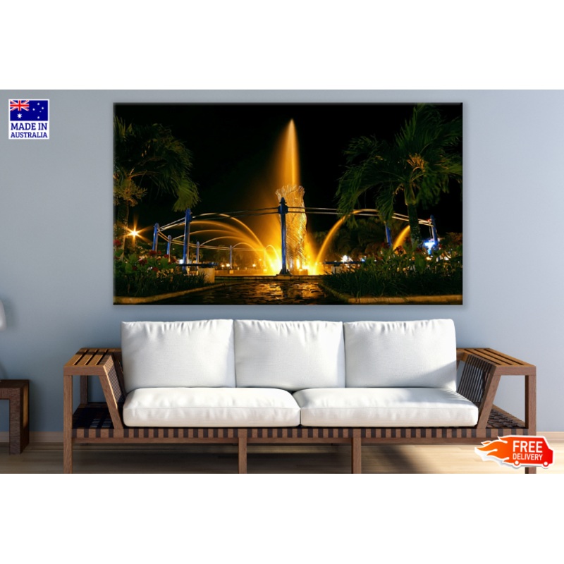Bekapai Park Night View Print 100% Australian Made