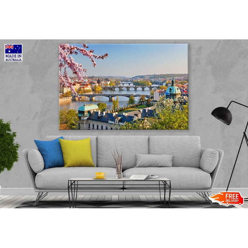 Letna Park Aerial View Photograph, Prague Print 100% Australian Made