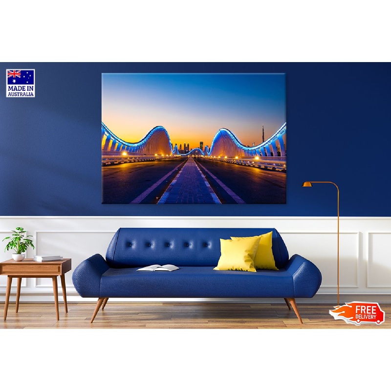 Meydan Bridge View Photograph in Dubai Print 100% Australian Made