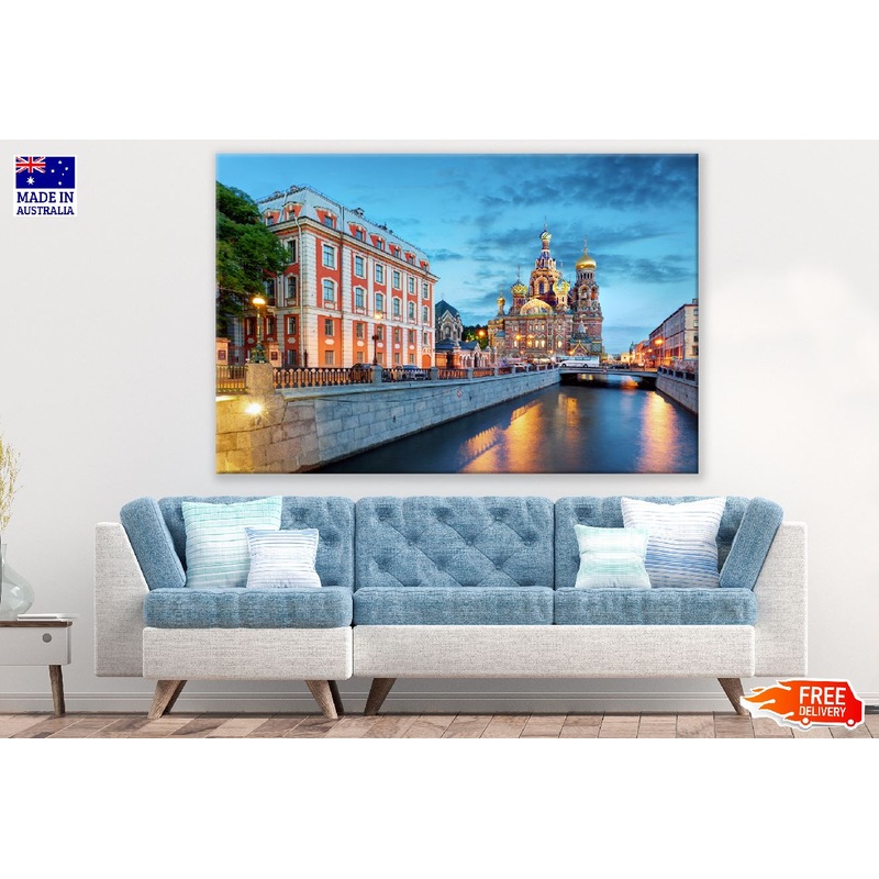 Savior on the Spilled Blood Church Photograph Russia Print 100% Australian Made