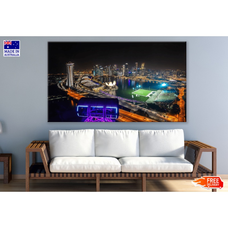 Singapore Flyer City View Print 100% Australian Made