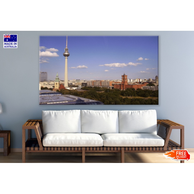 South Korea Landscape Of Sejong Lake Print 100% Australian Made