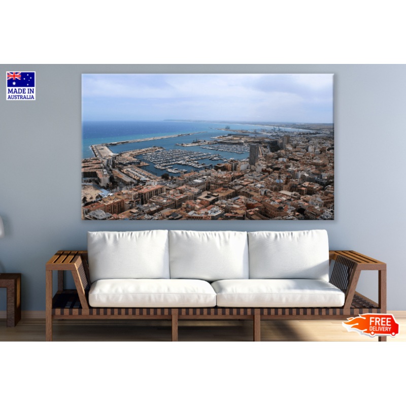 Spain Port of Alicante Print 100% Australian Made