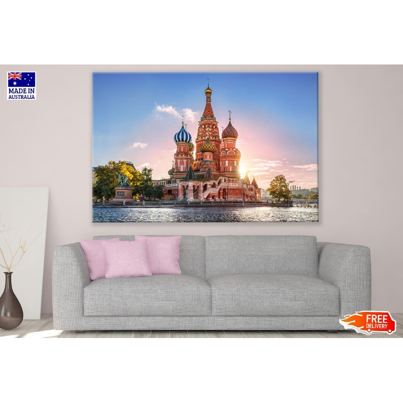 St. Basil's Cathedral View Photograph Moscow, Russia Print 100% Australian Made