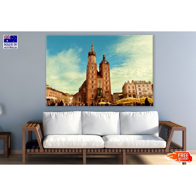 St. Mary's Basilica Photograph in Krakw, Poland Print 100% Australian Made