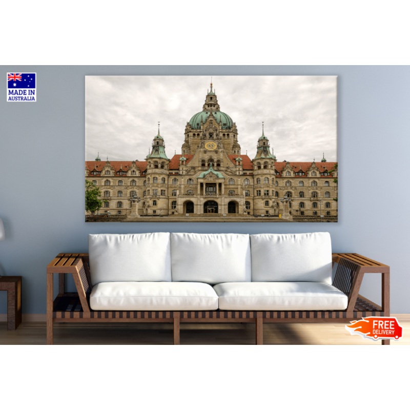 Town City Hall In Hanover Germany  Print 100% Australian Made