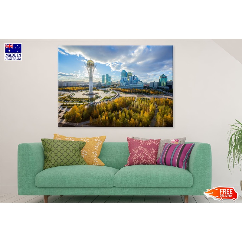 Astana View Photograph Nur-Sultan Kazakhstan Print 100% Australian Made