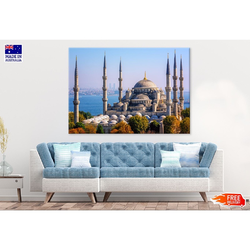 Blue Mosque View Istanbul Turkey Photograph Print 100% Australian Made