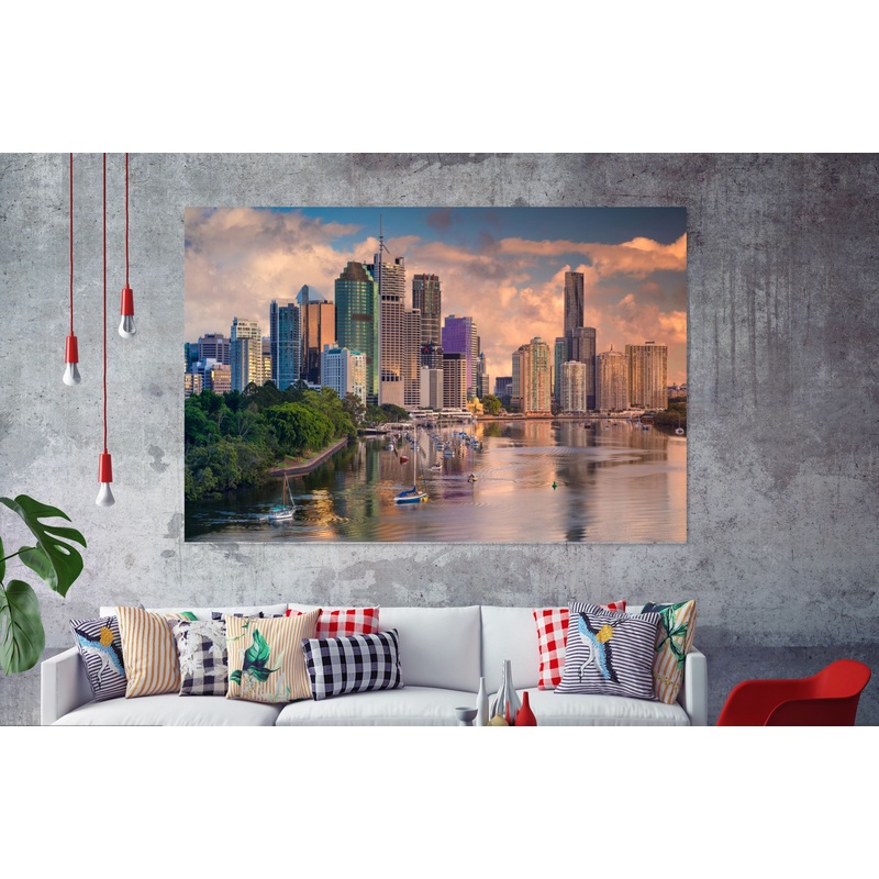 Brisbane Skyline   Print  100% Australian Made