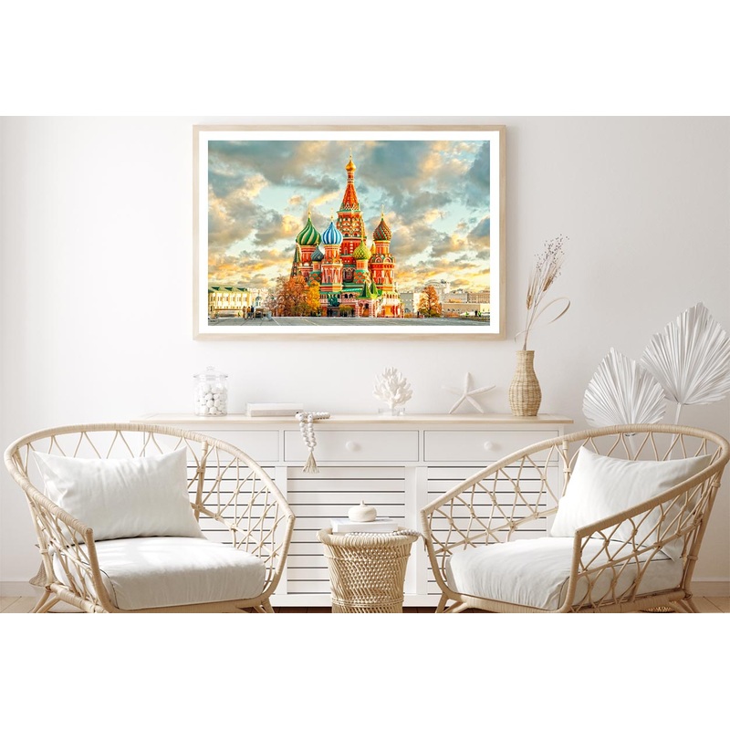 Moscow, Russia, Red Square, View Home Decor Premium Quality Poster Print Choose Your Sizes